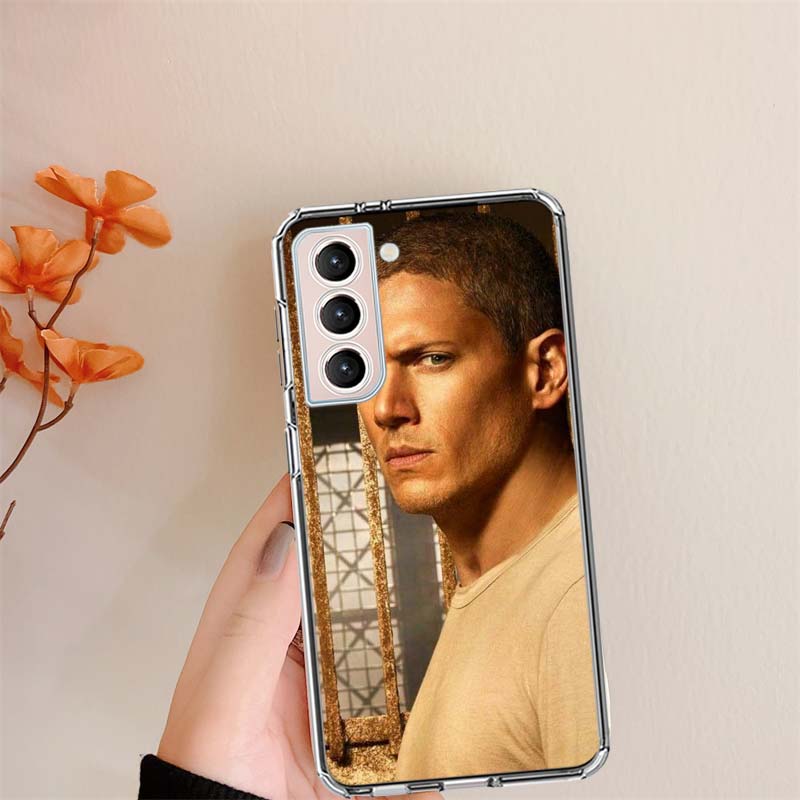 Прозрачные чехлы для телефона из сериала Побег из тюрьмы для Samsung S26 Ultra Galaxy S25 Edge S24 S23 FE S21 Plus S20 S22 S10 Чехол с узором C