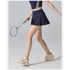 Женская узкая антибактериальная плиссированная юбка с высокой талией для бега, занятий фитнесом, йоги, тенниса, бадминтона, гольфа, короткая юбка