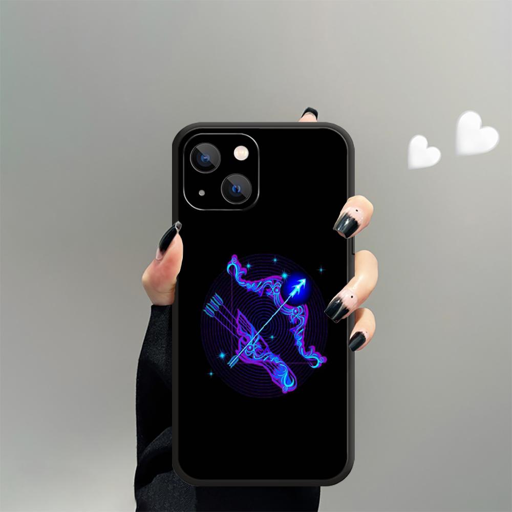 Constellations Zodiac Phone Case For iPhone Samsung Galaxy Redmi Xiaomi Note S A 16 15 14 13 12 11 20 21 22 23 53 54 Pro Plus Ultra Silicone Cover