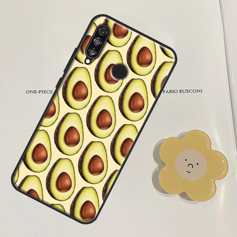 СМЕШНОЙ АВОКАДО Улыбка ШУТКА Для Huawei Nova Y60 Y70 Y90 Y61 Y91 3i 7i 8i 11i Nova 9 10 SE 11 Pro P20 P40 P30 Lite Чехол