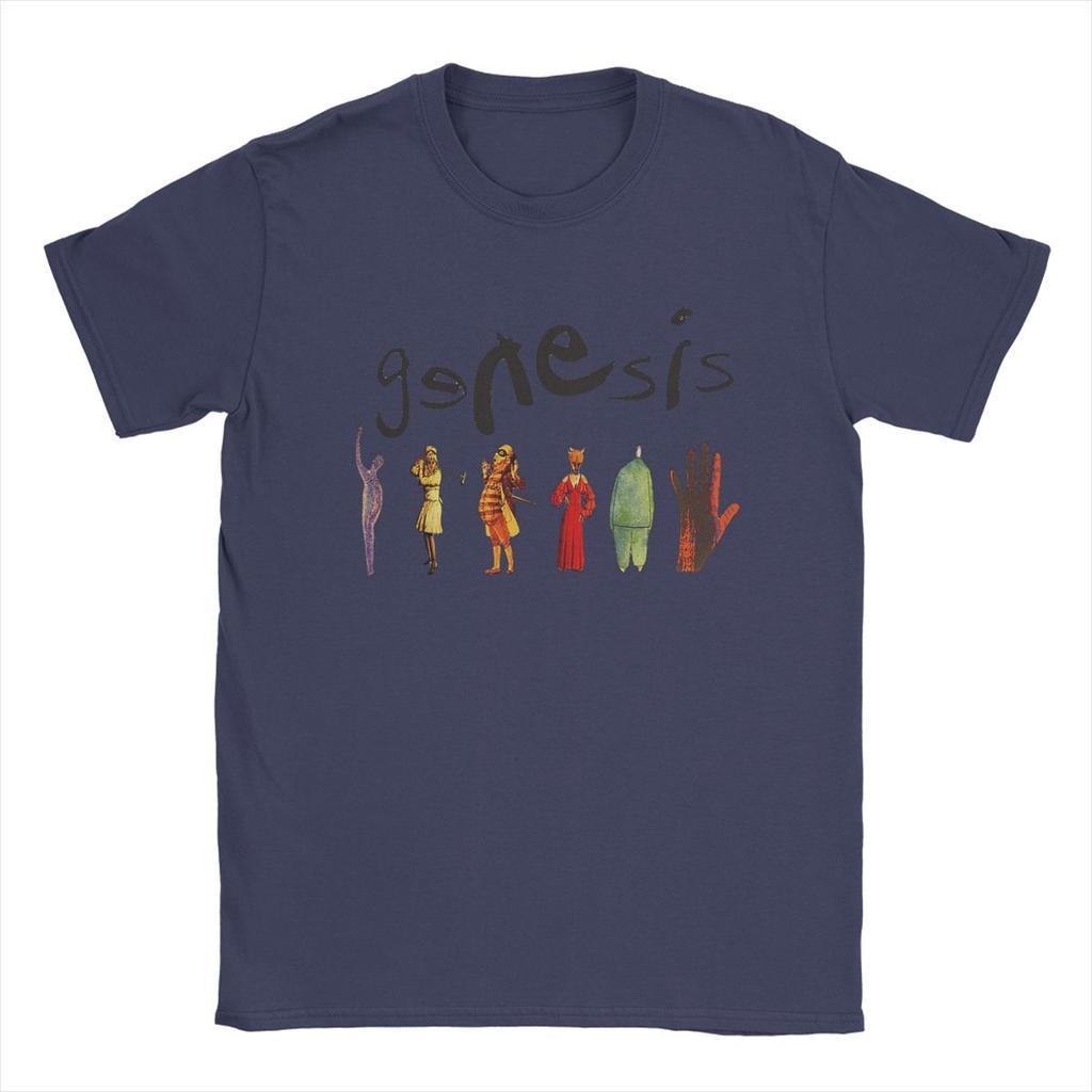 Genesis Band T Shirt for Men Cotton Creative T-Shirts Crewneck Tees Short Sleeve Tops 4XL 5XL