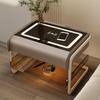 Умный прикроватный столик Современная простая спальня роскошные тумбочки многофункциональные акриловые беспроводная зарядка домашняя мебель