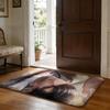 Floor Mat Soft Flannel Rug Non-Slip Absorbent Mat for Bathroom Bedroom Home Decor Z-Zayne Deepspace Love