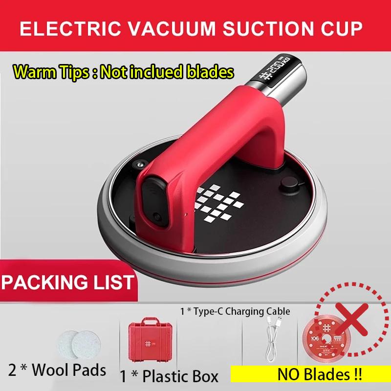 Intelligent Display Electric Suction Cup 220KG Bearing Capacity Heavy Lifter Granite Glass Tile Suckers Lifting Tool 2000mAh