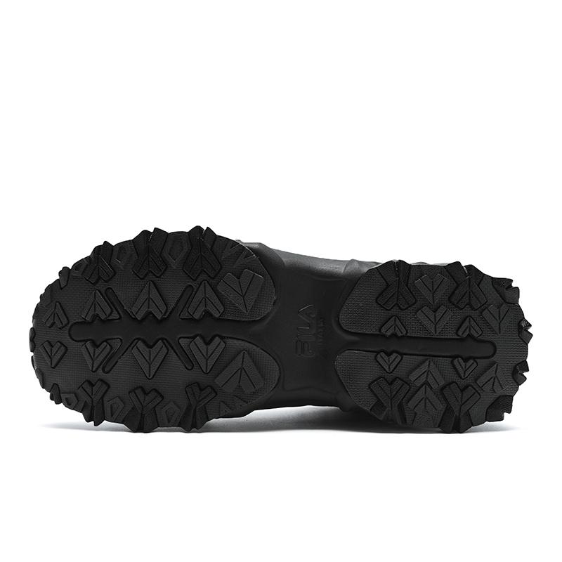 Fila Oakmont 2 Mid Удобные Универсальные Флисовые Повседневные Женские Кроссовки Черный Темно-зеленый F12W442111FBD