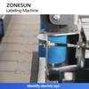 ZONESUN ZS-TB260RA Tamper-Proof Labeling Machine for Round Bottle Top & Body Seal Application