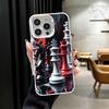 Конкурентная шахматная игра Мягкий чехол для телефона для iPhone 15 16 17 Pro Max 17Air 16E 14 Plus 13 12 Mini Ударопрочный чехол Задняя панель