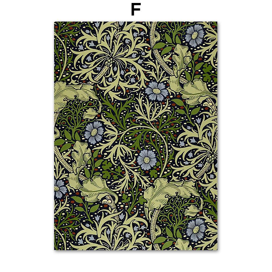 Винтаж Уильям Моррис Лист Виноград Цветок Цветочные настенные картины холст картины постеры и принты для гостиной домашний декор