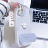 Очаровательный розовый чехол в горошек для Apple 17 Pro Max/15 Plus с милым дизайном щенка, также подходит для синего iPhone 16