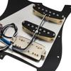 Пикгард Musiclily Pro SE с звукоснимателями Alnico 5 и суперпереключателем для ST Strat Electric с зебровым бриджевым звукоснимателем ST-HSS-60SE Предварительно распаянный 5-позиционный для гитар,