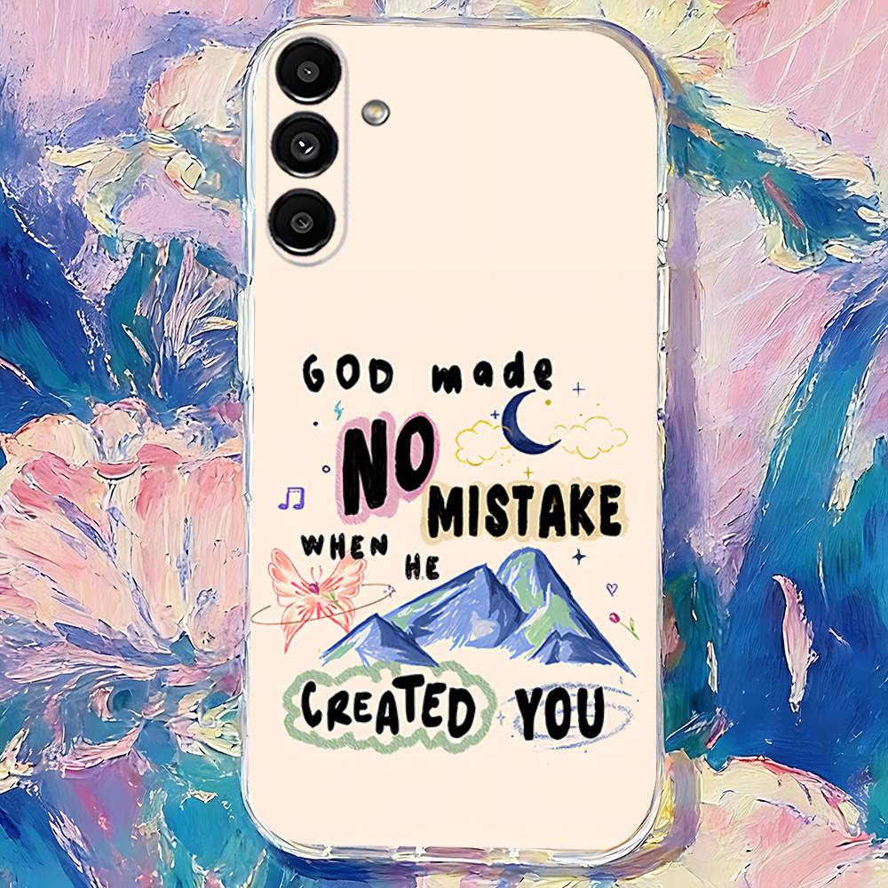 God Jesus Bible Verse Quotes Shockproof Clear Case For Samsung Galaxy S30,S25,S24,S23,S20,S21,S22,S10,5G,FE,lite,PIus Cover