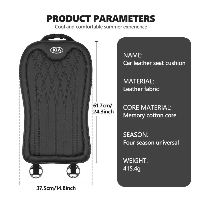 YU4 Car Seat Comfortable Soft Cushion Breathable Sponge Butt Pad For KIA Ceed Sportage Rio K5 K2 Optima Cerato Proceed Venga