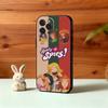 1 шт. Чехол для телефона T-Totally S-Spies Для iPhone17,16,15,14,13,12Plus,Pro Max,XS,5G Мягкий силиконовый Черный чехол