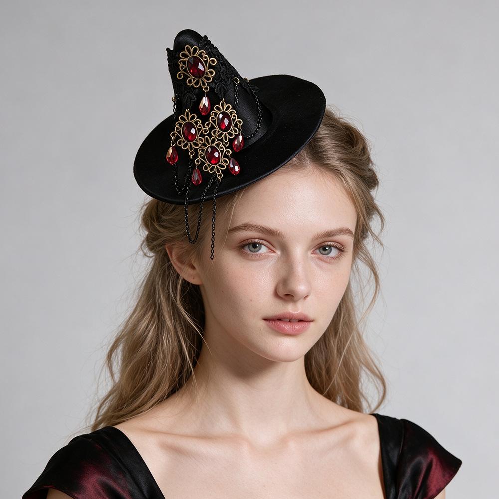 New Halloween Wizard Hat Magic Hat Witch Cosplay Party Props Hair Accessories FJ--
