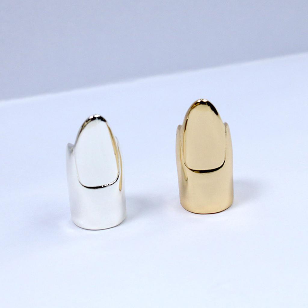 Набор из 5 модных колец для ногтей, косплей-украшения для ногтей, сплавная текстура, подходит для любителей косплея и посетителей вечеринок