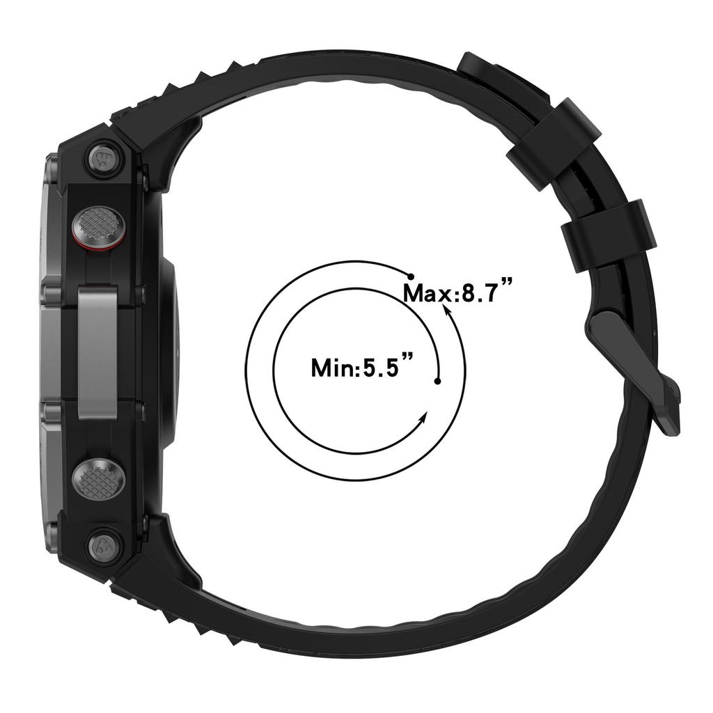 Силиконовый ремешок для умных часов Huami Amazfit T-Rex 3