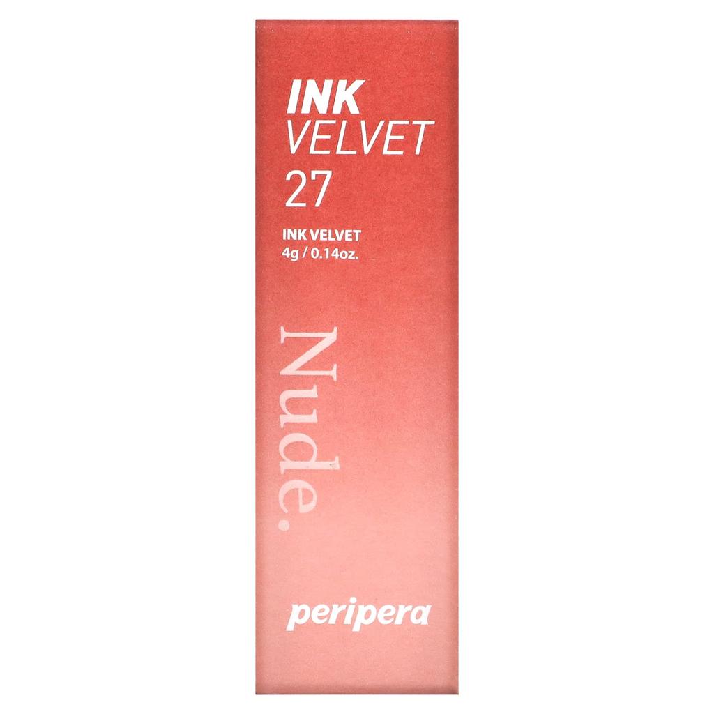 Ink Velvet Lip Tint, 27 Strawberry Nude, 4G(0.14Oz)
