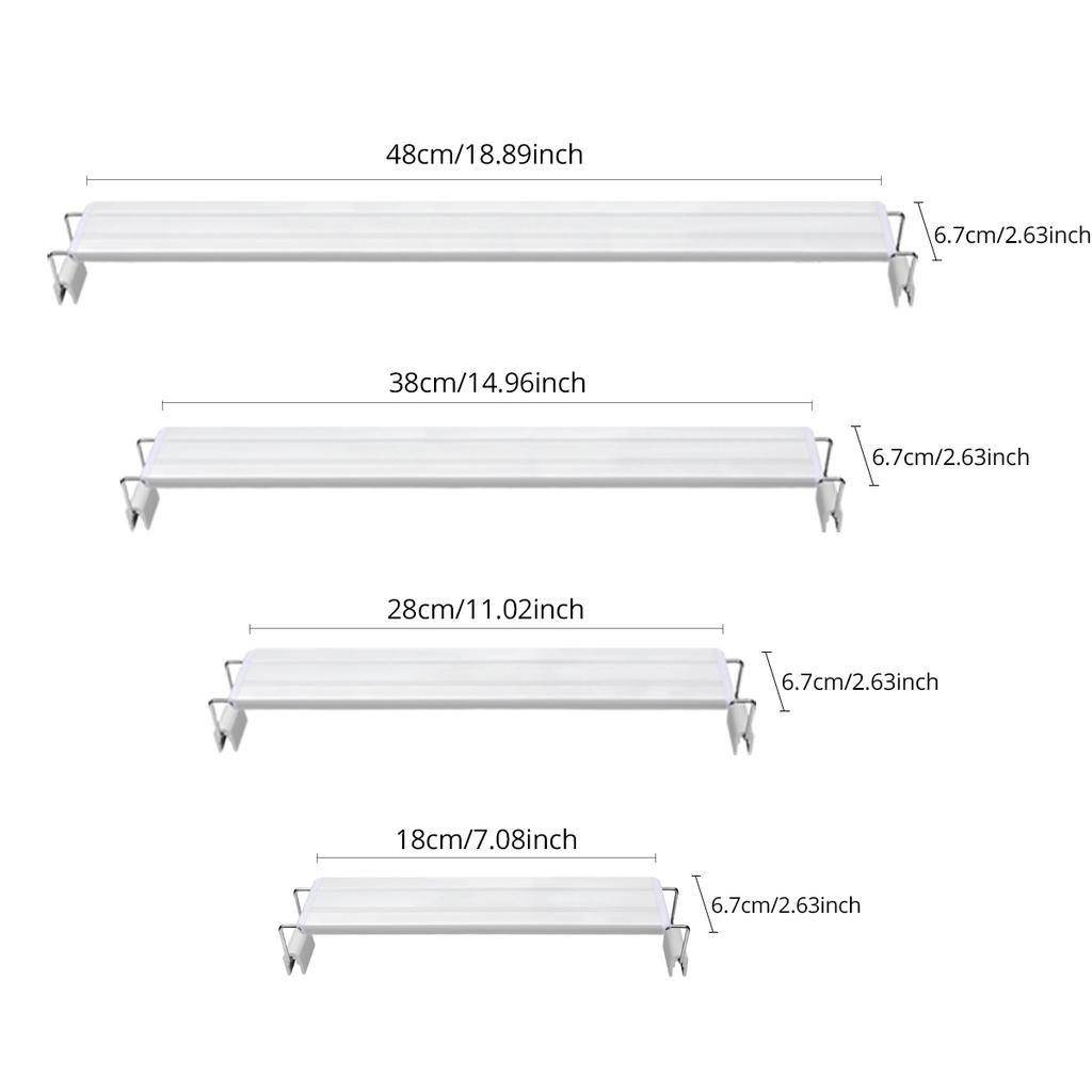 Выдвижной светодиодный светильник для аквариума с изменяемым цветом RGB, светодиодный светильник для аквариума, алюминиевая планка, полноспектральная лампа для выращивания водных растений, декор