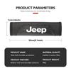 Для Jeep кожаные автомобильные ремни безопасности ремешок наплечник аксессуары Cherokee Patriot Liberty Wrangler JK JL Commander