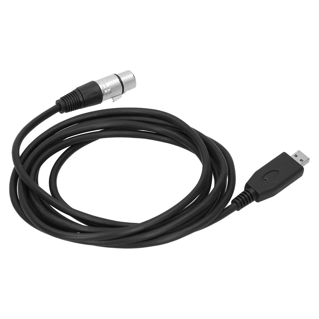 USB To XLR Female Microphone Cable Plug Play Microphone Connector Cable Cord2m 6.6ft