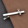 Vintage Necktie Clips Musical Note Tie Clip Necktie Pin Clasp Tie Pin for Shirt Men Jewelry