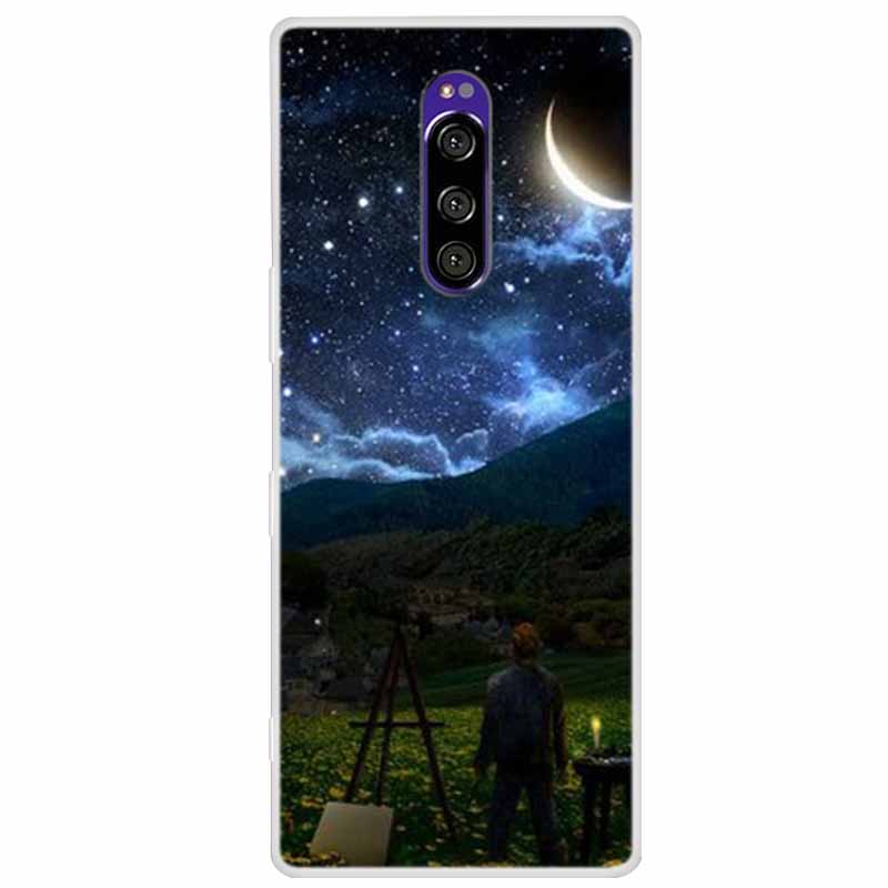 Чехол для Sony Xperia 1 Роскошные Животные Прозрачная Крышка для Sony Xperia1 XZ4 SO-03L SOV40 J8110 J9150 J8170 Корпуса Чехлы для Телефона