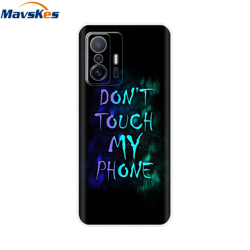 For Xiaomi 11T Pro Case For Xiaomi 11T Cover Transparent Silicone Cute Back Cover Cases Soft Bumper for xiaomi 11t 5g t11 Capa