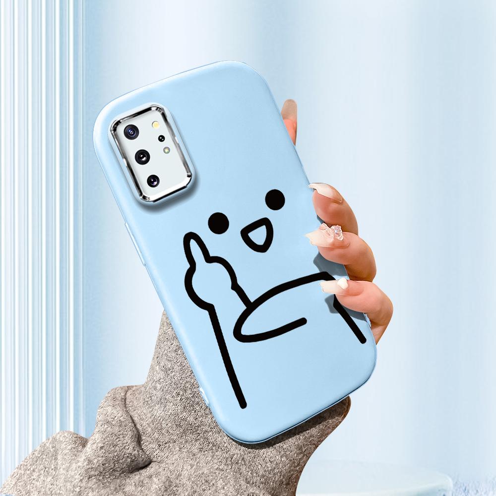 Сплошной цвет с серебряным краем линзы, жирный корпус, Мягкий ТПУ, жидкий силиконовый чехол, противоударный чехол для телефона для Xiaomi Redmi Samsung