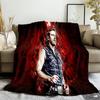Morgan Wallen- Just In Case Famous Singer Printed Blanket  Camping Throw Bed Sofa Office Air Conditioning Soft Leisure