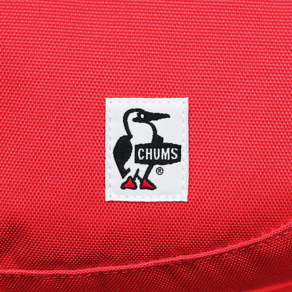 Сумка на пояс Recycle Oval Waist Pack Красная [Chums]