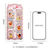 Cute Crayon Shin-chan 3D Silver Foil Window Glass Stickers - Crystal Decor for Girl Bag DIY Phone Album Decoration