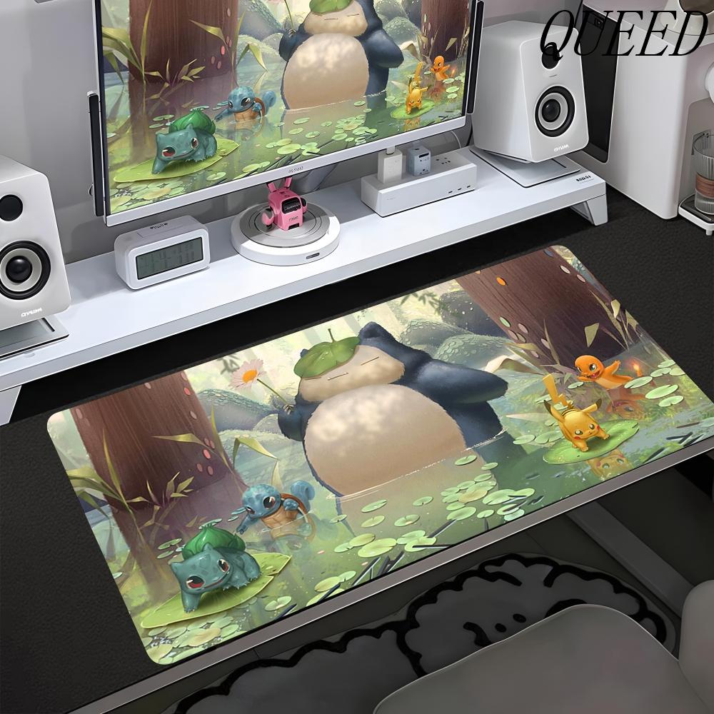 XXL Mouse Pad Pc Keyboard Mouse Desk Mat Large Gamer PPokemons Cartoon Rubber Carpet Computer Gaming Accessories HD Mousepad