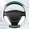 Universal PU Leather Car Steering Wheel Cover Auto Non-slip Breathable Steering Covers For 38cm Steering Wheel Car Accessories