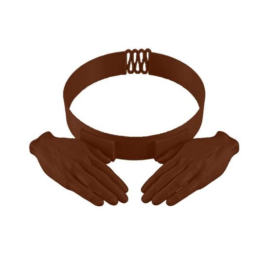 Sun Hat Ultra-Lightweight Adjustable Fit Palm Shaped Summer Hat Hands-Free Sun Visor Headband Outdoor Sun Protection