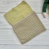 Adjustable Strap Lace Plaid Cloth Pouch Polyester Countryside Style Pillow Crossbody Bag Lightweight Bow Storage Shoulder Bag