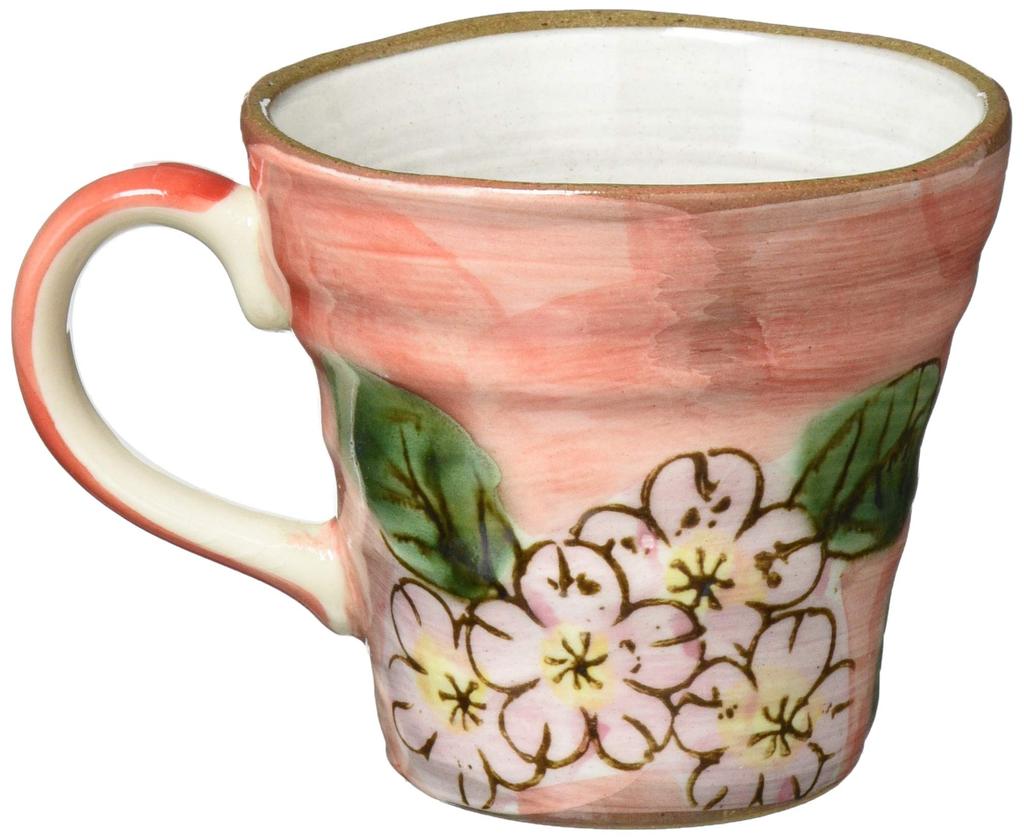 Кружка Мино, Ханахана (киноварь), Вместимость 230 мл, Сделано в Японии, 133-81864