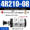 Pneumatic Hand Lever Valve 4R210 4H210-08, Cylinder Directional Control Valve 4H310 4R410, Manual Pneumatically-Controlled Valve.