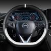 Автомобильный чехол на руль D-образной кожи для Opel Astra 2015-Corsa Combo Mokka 2018-Grandland X Insignia CT