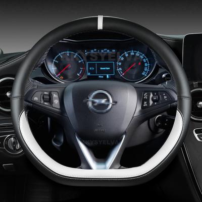 Автомобильный чехол на руль D-образной кожи для Opel Astra 2015-Corsa Combo Mokka 2018-Grandland X Insignia CT