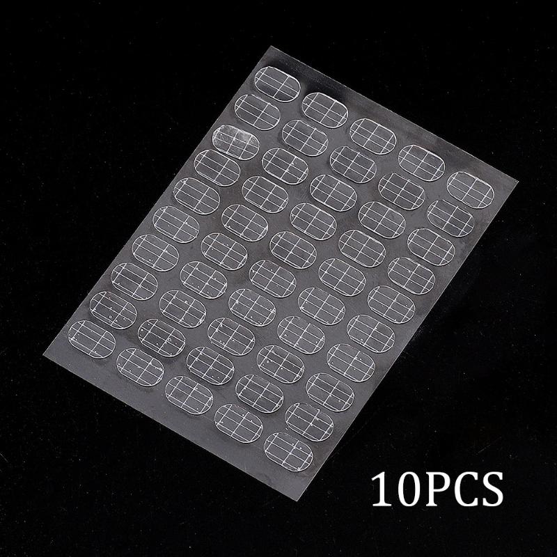 Прозрачная двухсторонняя клейкая лента Бесследная Паста для доски для демонстрации ногтей Практика Фиксирующая основа Желейный клей Инструмент для маникюра