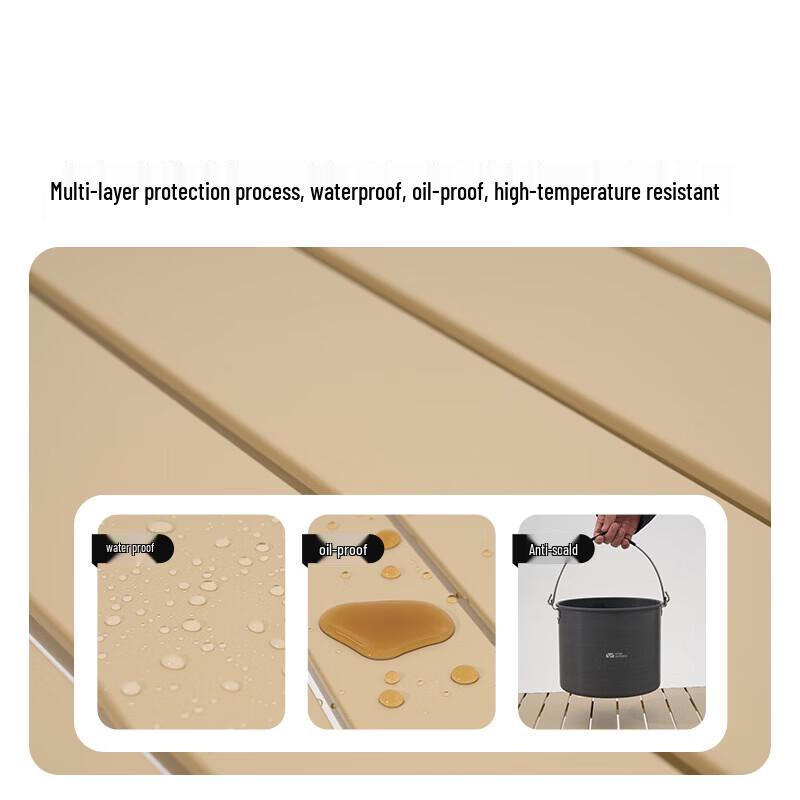 Mobi Garden Carbon Steel Egg Roll Camping Table