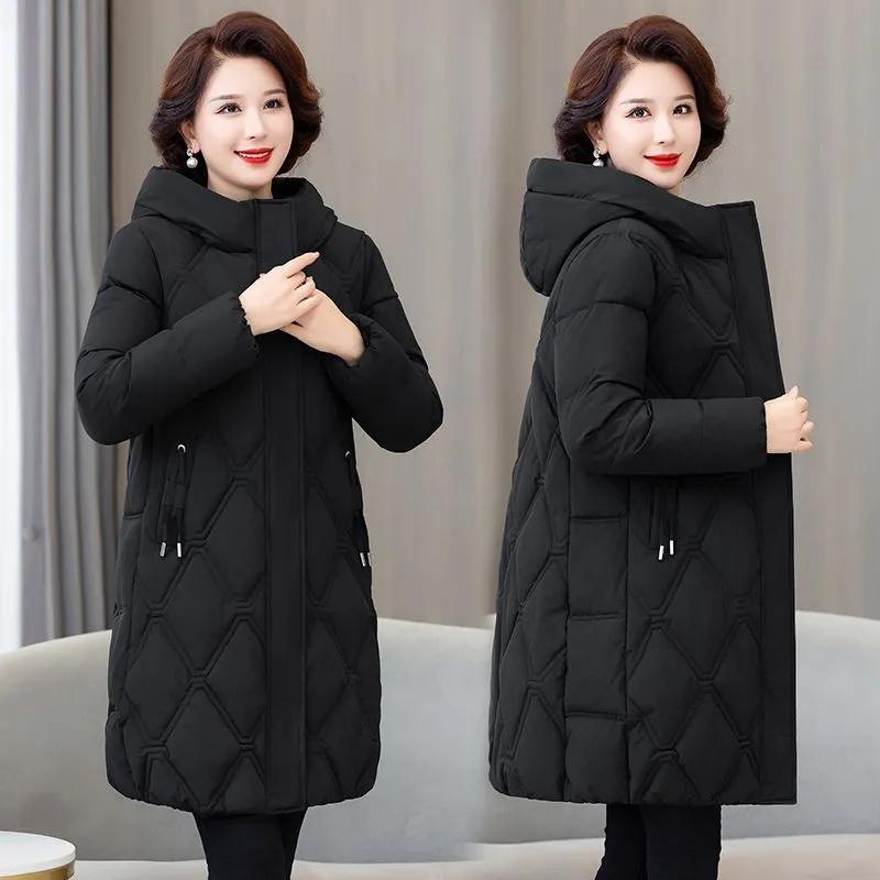 Snow Wear Winter Coat for Women Down Jacket Warm Thicken Casual Loose Hooded Winter Jacket Long Parkas Overcoat
