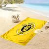 YB Print Beach Towel, Large Soft Quick Dry Towel for Beach Camping Swimming