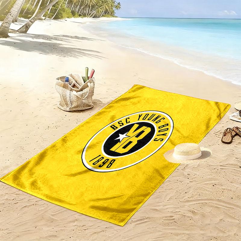 YB Print Beach Towel, Large Soft Quick Dry Towel for Beach Camping Swimming