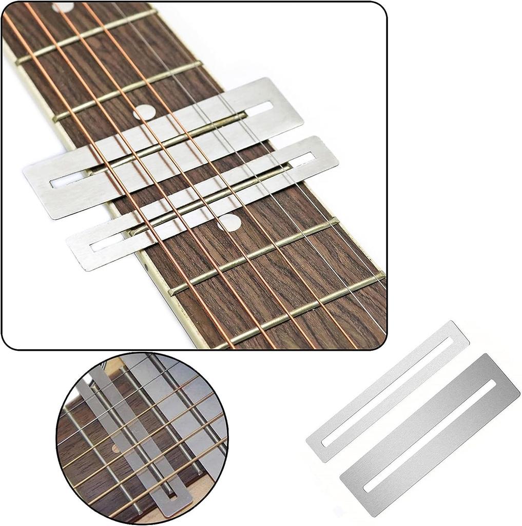 Vbestlife Гитарный набор линеек для измерения высоты струн Линейка Защитная накладка на гриф Инструмент для ремонта струнных инструментов