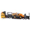 Construction Vehicle Toys Portable Alloy Truck Transport Car with Construction Engineering Vehicle