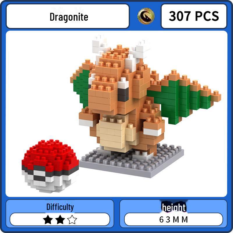 Leboyu Elf Cartoon Micro Diamond Building Blocks - пазл для детей с мелкими частицами, модели 8044 - 8063.