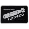 Seibertron 'TORPEDO FIGHTING FOR CHANCE' PVC Rubber 3D Velcro Tactical Patch, White
