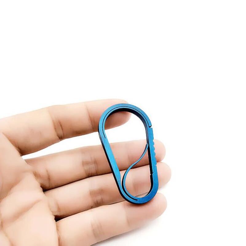 Junshi Outdoor Titanium Alloy Spring Carabiner Hook