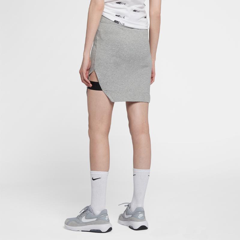 Nike Удобная повседневная юбка с принтом логотипа Air Retro, женские юбки серого цвета AR3665-063